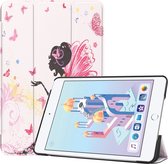 Apple iPad Mini 5 7.9 (2019) Hoes - Mobigear - Tri-Fold Serie - Kunstlederen Bookcase - Fee - Hoes Geschikt Voor Apple iPad Mini 5 7.9 (2019)