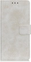 Samsung Galaxy A10 Hoesje - Mobigear - Basic Serie - Kunstlederen Bookcase - Wit - Hoesje Geschikt Voor Samsung Galaxy A10