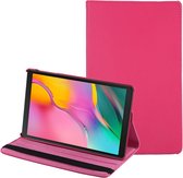 Mobigear Tablethoes geschikt voor Samsung Galaxy Tab A 10.1 (2019) Hoes | Mobigear DuoStand Draaibare Bookcase - Magenta