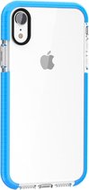 Apple iPhone Xs Hoesje - Mobigear - Full Bumper Serie - TPU Backcover - Transparant / Blauw - Hoesje Geschikt Voor Apple iPhone Xs