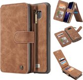Samsung Galaxy S8 Hoesje - Caseme - Luxe Wallet Serie - Kunstlederen Bookcase / 2in1 Case - Bruin - Hoesje Geschikt Voor Samsung Galaxy S8