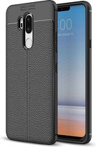 LG G7 ThinQ Hoesje - Mobigear - Luxury Serie - TPU Backcover - Zwart - Hoesje Geschikt Voor LG G7 ThinQ