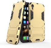 Mobigear Kickstand Hardcase Hoesje - Geschikt voor iPhone XR - Goud