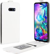 LG G8X ThinQ Hoesje - Mobigear - Serie - Kunstlederen Flipcase - Wit - Hoesje Geschikt Voor LG G8X ThinQ