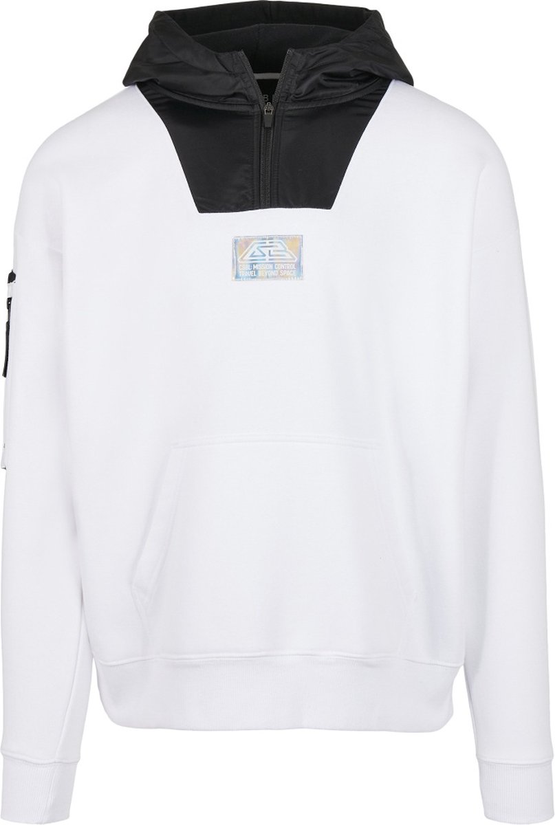 Urban Classics Hoodie/trui -S- Mission Control Box Wit