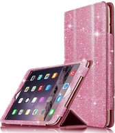 ipad lucht 2 dekking - ZINAPS Case voor iPad Air / Air 2, Fan Song Glitter Magnetische PU Leather Case met Auto Sleep / Wake-functie, Stand Functie, pennenhouder, Smart Cover voor Apple iPad 