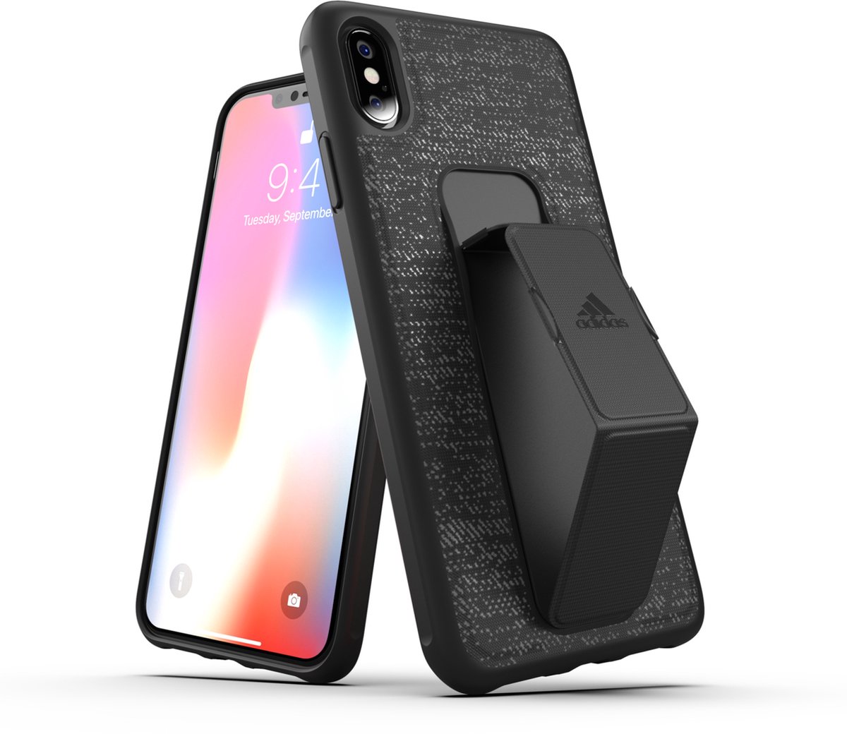 Adidas SP Grip Case FW18 Zwart iPhone XS Max hoesje - Zwart