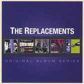 The Replacements Original Album Series met vijf albumhoezen: Sorry Ma, Forgot to Take Out the Trash, Hootenanny, Let It Be, Tim en Pleased to Meet Me.