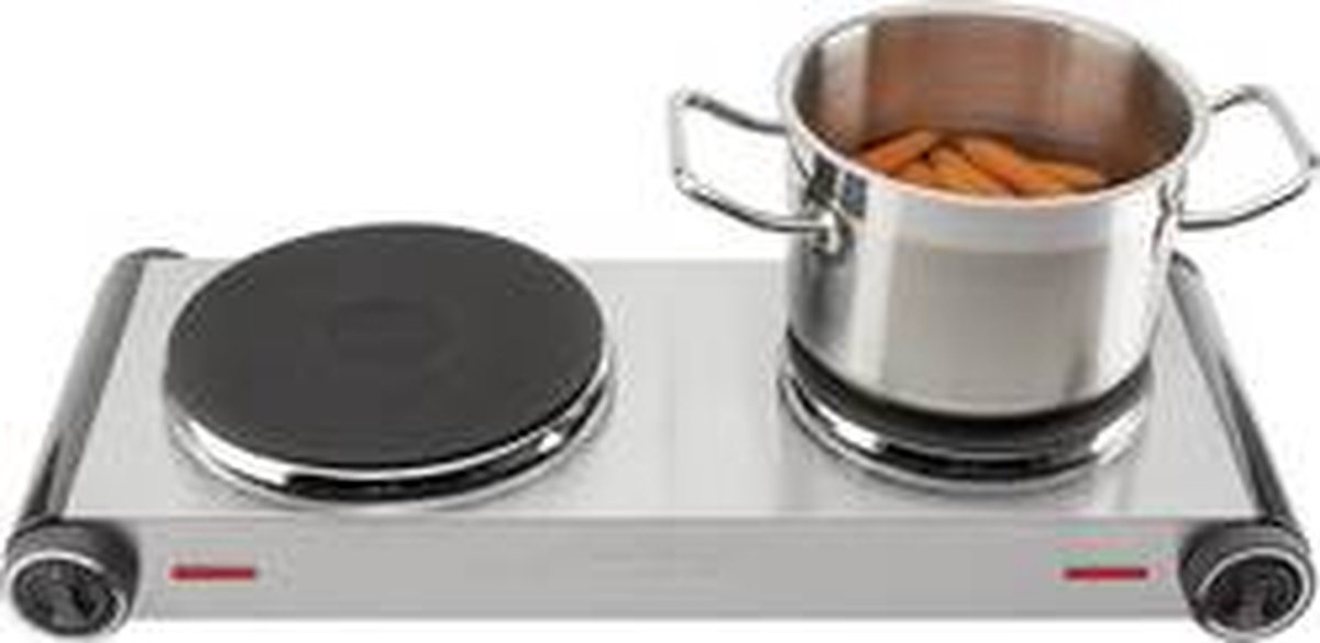 Tristar KP6248 Double Hot Plate Vrijstaande Elektrische Kookplaat