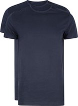 RJ Bodywear Everyday - Rotterdam - 2-pack - T-shirt O-hals smal - donkerblauw -  Maat M