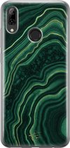 Oppo Find X3 hoesje - Agate groen - Soft Case Telefoonhoesje - Groen