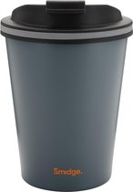 Smidge Thermosbeker On The Go 236 Ml Rvs Grijs/zwart