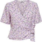 Only ONLDINA S/S WRAP TOP
Orchid Bloom Dames Top - Maat S