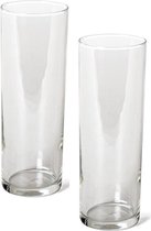 12x Stuks longdrink glazen transparant 310 ml - Glazen - Drinkglas/waterglas/longdrinkglas