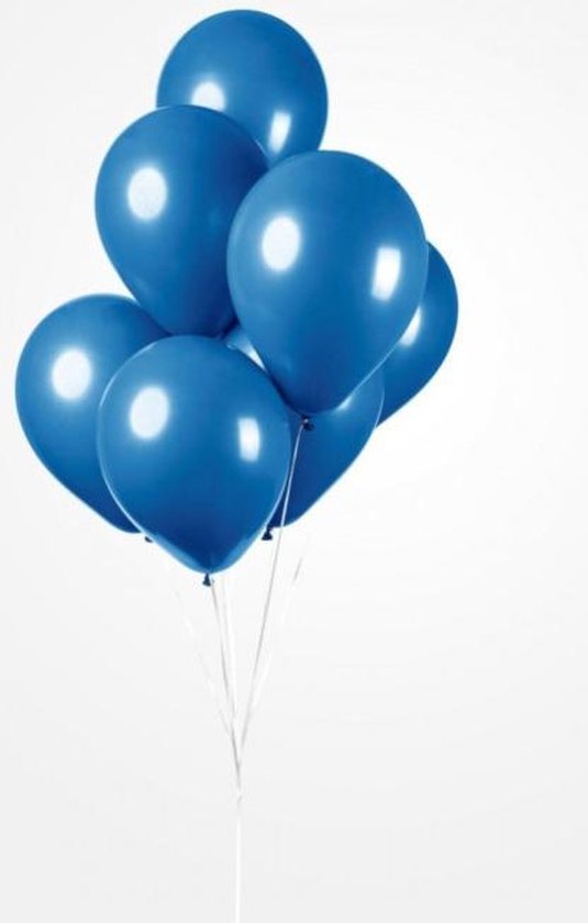 60 stuks Rood Blauw Zwarte Ballonnen 30 Inch Rood Koningsblauw