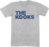 The Kooks Heren Tshirt -L- Logo Grijs