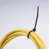 Kabelbinder standaard, Uv-bestendig, polyamide 6. 6, 100 stuks 4,8 x 370 mm Zwart
