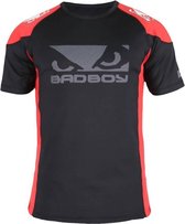 Bad Boy Performance Walkout 2.0 T Shirt Zwart Rood maat XL