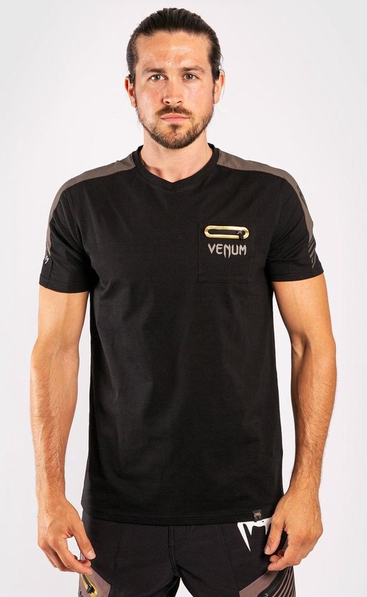 Venum T-shirt Cargo Zwart Grijs maat S