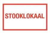 Stooklokaal tekstbord - kunststof 320 x 200 mm