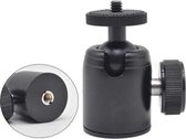 BH-906 Mini Desktop Aluminium Statief Mini Ball Head 360 Graden Pan 90 Graden Tilt Statief