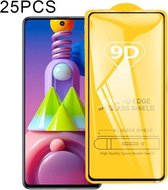 Voor Samsung Galaxy M51 25 PCS 9D Volledige lijm Volledig scherm gehard glasfilm