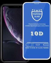 9H 10D volledig scherm gehard glas displayfolie voor iPhone XR / 11 (wit)