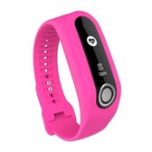 Siliconen sportpolsband voor TomTom Touch (roze rood)