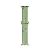 Voor Apple Watch Series 6 & SE & 5 & 4 44 mm / 3 & 2 & 1 42 mm Mutural vloeibare siliconen horlogeband (mintgroen)