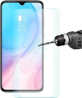 5 STKS ENKAY Hat-prins 0.26mm 9H 2.5D Gebogen rand gehard glasfolie voor Geschikt voor Xiaomi Mi CC9