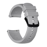 Crazy Horse Texture siliconen polsband voor Huami Amazfit Bip Lite-versie 20 mm (grijs)