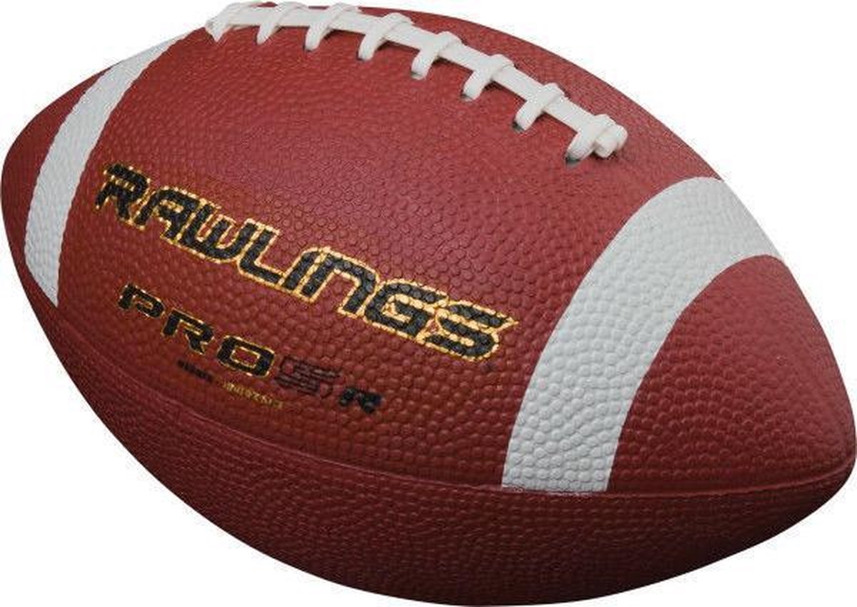 Rawlings PRO5R-J-B Rubber American Football Junior Ball voor Sport American Football
