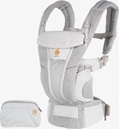 Ergobaby Omni Breeze Baby draagzak Pearl Grey - ergonomische draagzak vanaf geboorte