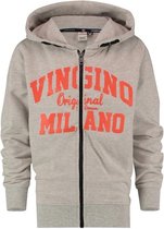 Vingino Vest Milano Jongens Katoen/polyester Grijs/oranje Maat 110