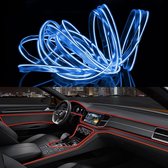 4m Koud Licht Flexibel LEIDEN Strooklicht voor Autodecoratie (Blauw Licht)