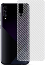 Voor Galaxy A30s IMAK Carbon Fiber Pattern PVC Back Protective Film