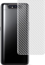 Voor Galaxy A80 IMAK Carbon Fiber Pattern PVC Back Protective Film