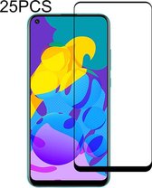 25 STUKS 9H Oppervlaktehardheid 2.5D Volledige lijm Volledig scherm Gehard glas Film voor Huawei Honor Play 4T