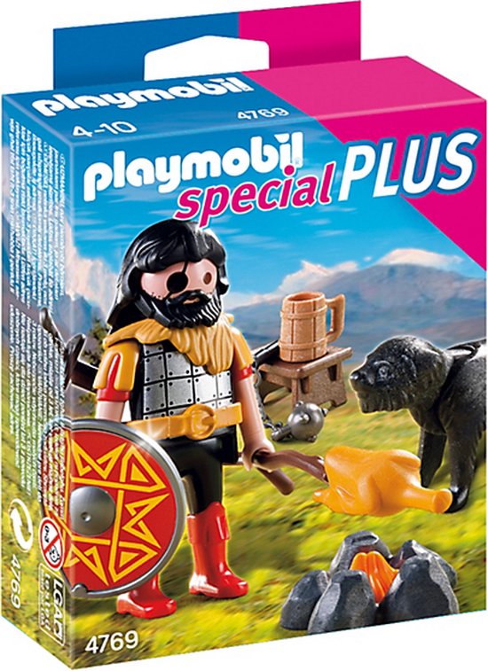 Playmobil barbaar met hond