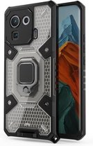 Voor Geschikt voor Xiaomi Mi 11 Pro Space PC + TPU-ringhouder beschermhoes (grijs)