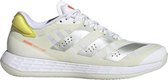 adidas Adizero Fastcourt 2 Dames - Sportschoenen - geel/wit - maat 41 1/3
