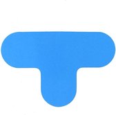 T-stuk -   Blauw  290 x 190 mm Anti-slip-vloersticker