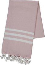Hamamdoek Bala Sultan Rose Pink 180x100cm - 180x100cm - strandlaken - sneldrogende saunahanddoek - zwemhanddoek - sneldrogende handdoeken - saunadoek