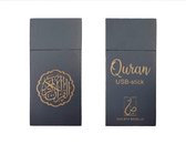 Ramadan decoratie: Koran USB-stick 10 reciteurs (grijs)