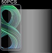 Voor OPPO Realme 8 5G 50 PCS 0.26mm 9H 2.5D gehard glasfilm