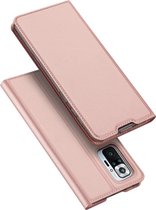 Xiaomi Redmi Note 10 Pro hoesje - Dux Ducis Skin Pro Book Case - Rose Goud