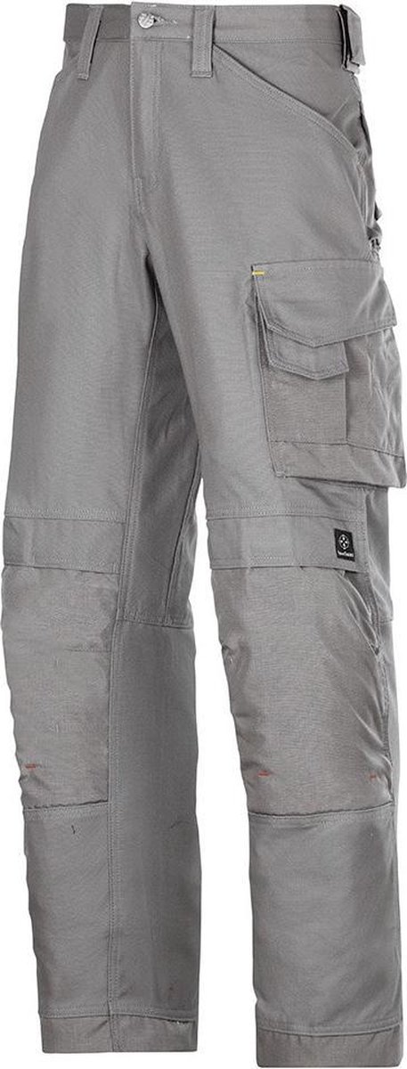 Snickers werkbroek Canvas+™ - grijs - maat 54