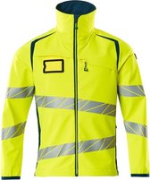 Mascot Accelerate Safe Softshell Jas 19002 - Mannen - Geel/Petrol - L