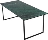 Marmeren Eettafel - India Green (U-poot) - 160 x 100 cm  - Gepolijst