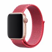 Deluxe Series Apple Watch Bandje - Nylon Strap - 42/44mm - Rood